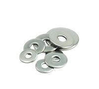 10/20/50pcs Plain Washers, Metal Washers, 304 Stainless Steel Washers, Plain Washers, M3/M4/M5/M6/M8/M10, Screw Hardware Accessories(M5X16X1 50PCS)
