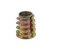 10/20/50pcs Zinc Alloy Thread For Wood Insert Nut M4 M5 M6 M8 M10 Flanged Hex Drive Head Furniture Nuts(10pcs,M10x20mm)