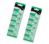 10/20 LR621 AG1 Alkaline Button Battery Durable Metal Construction AG1 Battery Pack