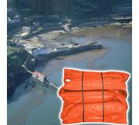 10/20 m Floating PVC Oil Containment for Marine/ Docks/ Ports, Customizable Length Industrial Spill Barrier, Interception Barrier for Waterweed/ Water Surface Garbage(L 10m/32.8ft,H 60cm/23.6inch)