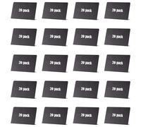 10/20 Pcs Small Chalkboard Signs with Pen Food Labels Message Board Signs Writeable Blackboards for Wedding Birthday