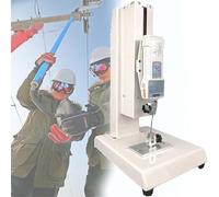 10-2000N Digital Tensile Testing Machine, Manual Force Gauge Stand, with 5 Probe, Output Function/Hand Wheel Operated/Display Clear, for Textiles, Sports, Scientific Research(No ruler,50N)
