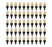 10-200PCS Outdoor Misting Cooling System Garden Irrigation Watering Atomizer Nozzles Adjustable Garden Sprinklers Head for Garden, Courtyard(50PCS Color 1)
