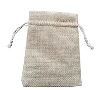 10-200pcs Vintage Natural Burlap Bags Hessian Jute Jewelry Packaging Bag Christmas Birthday Party Drawstrings Pouch(20x30cm,25pcs)