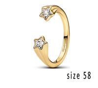 (10) 2025 Exquisite ring series, with star and pink diamond elements, and silver, gold, and rose gold color schemes, adding brilliance to the fingertips