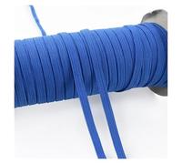 10/20M 3/6mm Flat Elastics Band for Hairband Bungee Cord Elastic Shoelaces Underwear Ribbon Strap Sewing Belt Pants Rubber Bands(Blu,10Meters,3mm)