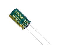 10-20pcs 100V100UF 100V 100UF 10 * 17MM 10 * 20MM Low ESR/impedance High Frequency Aluminum Electrolytic Capacitor Electronic Accessories (Size : 10X20MM 10PCS)