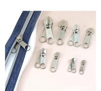 10/20Pcs 3#5#8#10# Nylon Zipper Slider Single/Double Zippers Puller Pocket Garment Luggage Replace Zips Repair Kits Accessories(KY378,20PCS_Yellow)