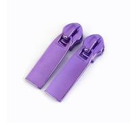 10/20Pcs 3#5# Nylon Zipper Slider Garment Decor Zippers Pull Head Multiple Color Zip Heads for Bag DIY Sewing for Sewing Coats Jacket/Jeans/Luggage/Backpacks(Purple,20PCS_NO3)