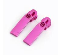 10/20Pcs 3#5# Nylon Zipper Slider Garment Decor Zippers Pull Head Multiple Color Zip Heads for Bag DIY Sewing for Sewing Coats Jacket/Jeans/Luggage/Backpacks(Pink,20PCS_NO5)