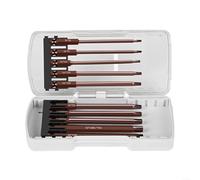 10/20pcs Alloy Steel Hex Head Screwdriver Bits Set 65/100mm T8-T40 H2-H10 With 1/4 Inch Shank For Electric Drills And Workshop Projects(Star type 100mm)