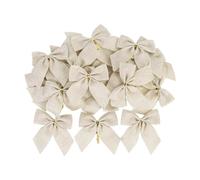10/20Pcs Christmas Bows Xmas Tree Hanging Ornament Decorations for Home DIY Wreath Noel Navidad 2024 New Year Gift Wrap
