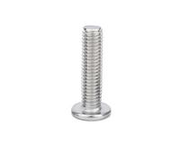 10/20Pcs CM M1.6 M2 .5 M3 M4 M5 to M12 304 Stainless Steel Hex Hexagon Socket Ultra Thin Super Low Flat Wafer Head Screw Bolt(45mm,20pcs M5)