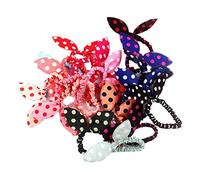 10/20Pcs Cute Rabbit ear Hair bands Rubber band Elastic Hair Rope Baby Headwear Accessories Children Ornaments Hair Korean