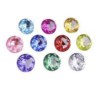 10/20Pcs Diving Gems Set, Pirate Treasure Hunt Acrylic Jewels Pool Sinking Dive To Toys Gems For Swimming Underwater