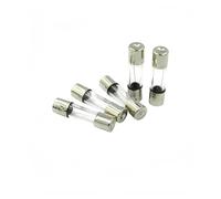 10/20pcs Glass Tube Fuse 5x20MM 0.1A 0.2A 0.5A 1A 2A 3A 4A 5A 6.3A 8A 10A 12A 15A 20A 30A 25A 250V Fast Blow Fuses Fusibles(6.3A,10pieces)