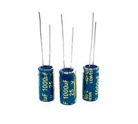 10-20pcs/lot 25V 1000UF Low ESR/Impedance high frequency aluminum electrolytic capacitor 1000UF25V 25v1000uf 20% CZAOINCU(10pcs)