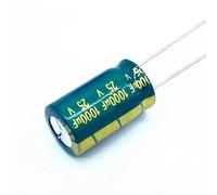 10-20pcs/lot 25V 1000UF Low Impedance high frequency aluminum electrolytic capacitor 1000UF25V 25v1000uf 20% IDGTTLDF(10pcs)
