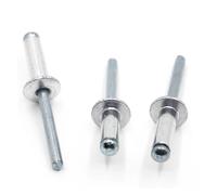 10/20pcs M2.4 M3.2 M4 M5 M6 GB12618 Aluminium Mushroon Head Break Mandrel Blind Rivets Nail Pop Rivet For Furniture Car(M5 20pcs,20mm)