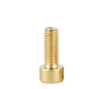 10/20pcs M2 .5 M3 M4 M5 M6 M8 M10 Pure Brass Hex Allen Socket Cap Head Screws Bolts(5mm,M2.5 (20pcs))