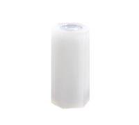 10/20PCS M2 .5 M3 M4 M5 M6 White Nylon Hex Standoff PCB Support Board Column Rack Pillars Spacer Plastic Motherboard(White 22mm (20pcs),M2)