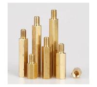 10-20pcs M2 M2.5 M3 M4 M5 Hex Brass Standoff Spacer Hexagon Stand off Copper Pillar Motherboard Column Rack Board Stud Nut Bolt Screw(9mm 20pcs,M2 thread 3mm)