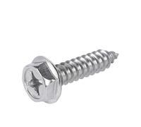 10-20pcs M3 M4 M5 M6 304 Stainless Steel Self-Tapping Cross Hexagonal Screw(M5x16 20pcs)