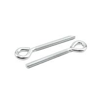 10/20pcs M3 M4 M5 Zinc Plated Sheep Eye Screw Eyebolt Stainless Steel Ring Hook Ring Bolt Eye Hooks Machine Screw(12mm,M3 20pcs)