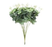10/20pcs Simulated Eucalyptus Silver Dollar Leaves For Living Room Decoration Decor Wedding Artificial Flowers Bouque Bride