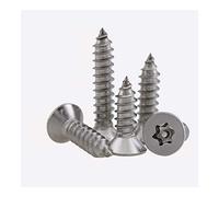 10/20pcs ST3.5 ST4.2 Stainless Steel Flat Head Self Tapping Screw Bolt Tap Bolts(St3.5 (20pcs),19mm)