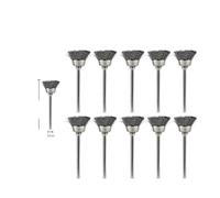 10/20pcs Steel Wire Wheel Brush Set Polishing Wheel Brush Compatible For Dremel Rotary Tool Accessories Metal Polishing Tool(10pcs)
