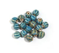 10/20pcs Watermelon Pumpkin Shape 12MM Ceramic Beads Porcelain China Specail Loose for Decoration Making DIY for DIY Earring Bracelet Jewelry Making(Color 20)