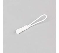 10/20pcs Zipper Pull Puller End Fit Rope Tag Replacement Clip Broken Buckle Fixer Zip Cord Tab Travel Bag Suitcase Tent Backpack-White,10pcs