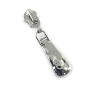 10/20Pcs Zipper Puller Head for 5# Nylon Metal Resin Zips Bag Pocket Zippers Slider Repair Kits Replacement Sewing(Silver,for Nylon Zipper,20Pcs)
