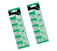 10 / 20Pieces AG1 LR621 Batteries LR621 Metal Button Cell Battery Suitable for Small Gadgets and Electronic Accessories High Capacity Coin Cell