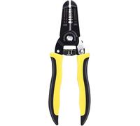 10-22 AWG Multi-Gauge 7" Precision Wire Stripper - Professional Handle Design Wire Strippers Electrical - Safety Lock Cable Stripper Tool for Easy Use