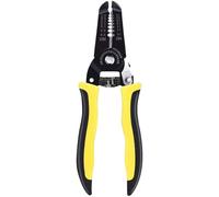 10-22 AWG Wire Stripper Cutter Wire Stripping Tool with Safety Lock, Multi-Function Hand Tool for Solid and Stranded Cables, Professional Pliers Tool for Electricians and DIY Enthusiasts