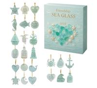 - 10.23 Inch Sea Glass Design | Acrylic Christmas Decoration - Handmade 2D Ornaments as Elegant Home and Garden Decoration, Ideal for Parties, and Festive Occasions