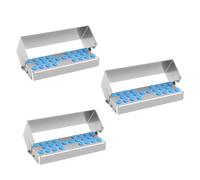 10/24/30 Holes Bur Holder 3pcs Autoclave Sterilizer Case Organizer Box Instrument Storage Stand (24H)