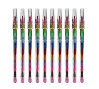 10 / 24Pcs Stacking, Kids, Building Blocks Graffiti Pens, Building Blocks Crayon for Oil Painting Drawing Stacking Buildable Stackable Colouring Pencils Wax Crayon