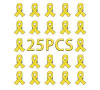 10/25/50 Yellow Ribbon Pin Bring Them Home Brooch Hostages Israel Pin Breast Cancer Awareness Prevention Lapel Enamel Charity Donation Accessories Movement Badge Gift, 1, 1