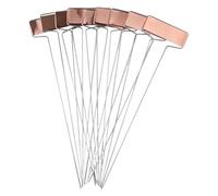 10/25/50PCS Copper Plate Metal Plant Labels Garden Stake Tags Reusable Planting Gardening Markers Weatherproof(6inch,50pcs)