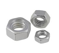 10/25/50pcs UNC 2#-56 3#-48 4#-40 5#-40 6#-32 8#-32 10#-24 12#-24 UNF 0#-80 10#-32 304 Stainless Steel US Coarse Fine Thread Hex Hexagon Nut (Size : 25pcs 5-40)(50pcs UNC 8632)