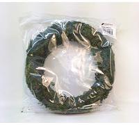 10" (25cm) Green Real Natural Moss Wreath Ring - Mossed Woven Frame for Christmas Decoration Floristry