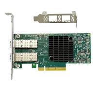 10/25GbE SFP28 Network Card Compatible with MCX4121A-ACAT PCIe Ethernet Card with ConnectX-4 Lx Controller, 2 Ports SFP28 (10/25G), PCIe 3.0, SR-IOV RoCE v2 Jumbo Frames PXE iSCSI PCI Network Adapter