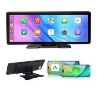 10.26 Inch Car Stereo with Carplay Android Auto Touch Screen GPS Navigation Car Audio Receivers with Mirror Link Bluetooth FM Voice Control Backup Camera