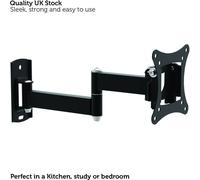 10 27" Full Motion Cantilever TV Bracket Wall Mounted Kitchen Arm Monitor Stand