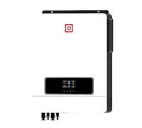 10.2KW On/Off Grid Solar Hybrid Inverter DC48V To AC230V Output Built-in 160A Charge Controller Dual PV Max 500V Input Wide Application(10.2KW With WiFI)