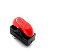 【10-2PCS】10A 250VAC Hair Dryer Switch,Rocker Switch,3 Position ON OFF Boat Switch(Red,2PCS)
