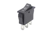 【10-2PCS】KCD3 Rocker Switch ON-OFF-ON 2 Position 3Pins Electrical equipment With Light Power Switch 16A 250V / 20A 125V AC(Black 3 Gear,2PCS)